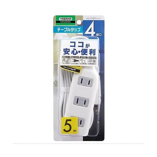 AC125V/15Ax 5m タップ(4