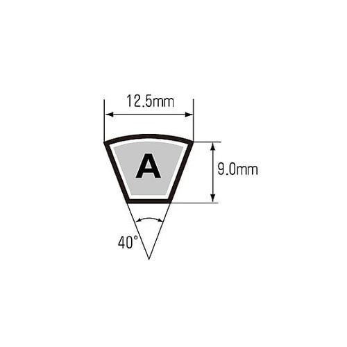 A 91 高負荷伝動ベルト(レッドVベル