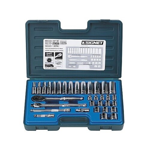 3/8”DR ソケットレンチセット EA