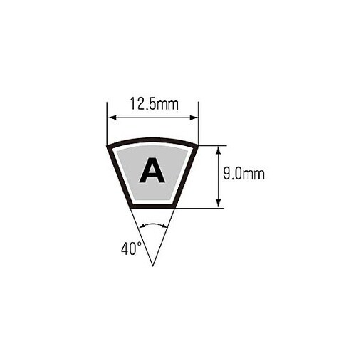 A 57 高負荷伝動ベルト(レッドVベル