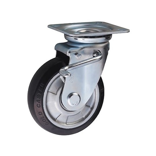 130mm キャスター(自在金具・ブレー