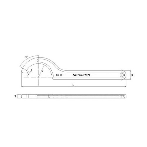 110−125mm フックレンチ EA6