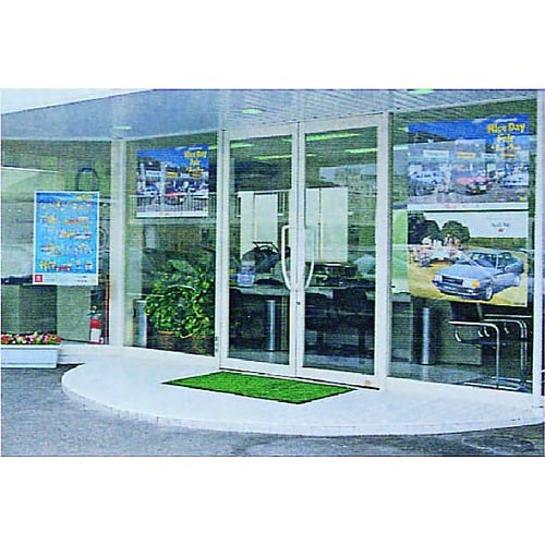 600x 900mm 玄関マット(緑)