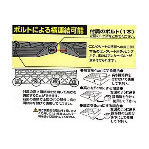 600x150x 40mm 段差プレート