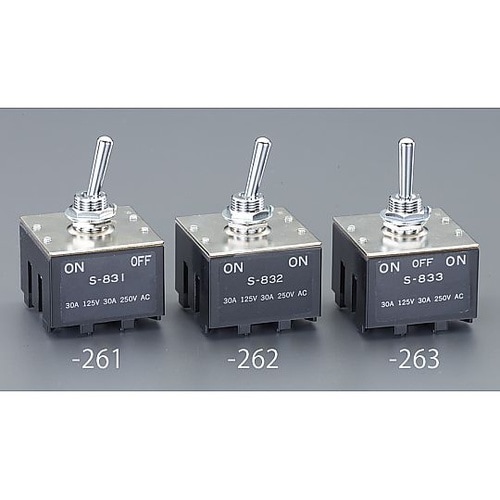 125V/30A 3極双投トグルスイッチ