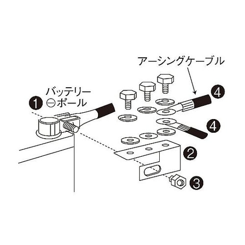 20sqx 50cm アーシングケーブル