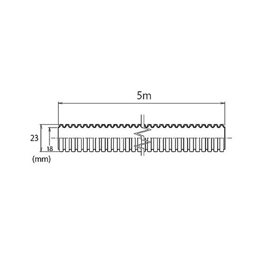 23x18mm ケーブル保護管(5m)