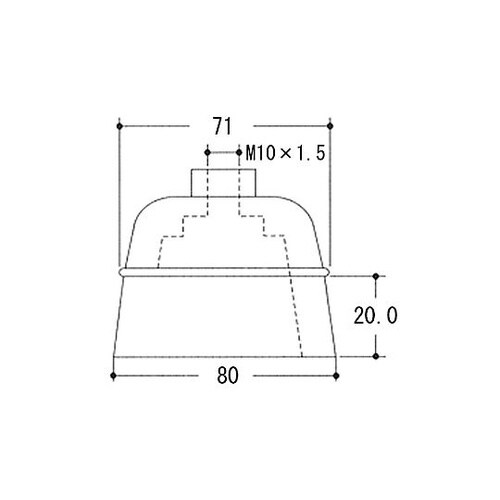 φ80mm/M10×1.5 ワイヤーブラ