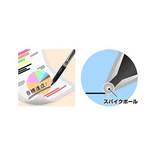 0.7mm ボールペン・加圧式(青/10