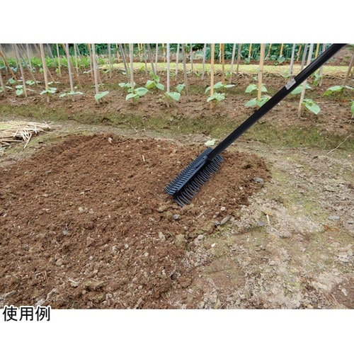 浅香 両面爪付レーキ16本爪1350柄