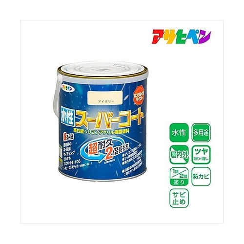 水性スーパーコート1.6Lアイボリー