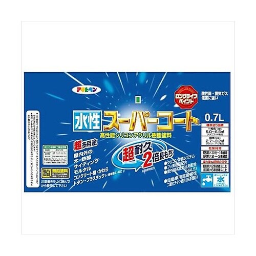 水性スーパーコート0.7L黄