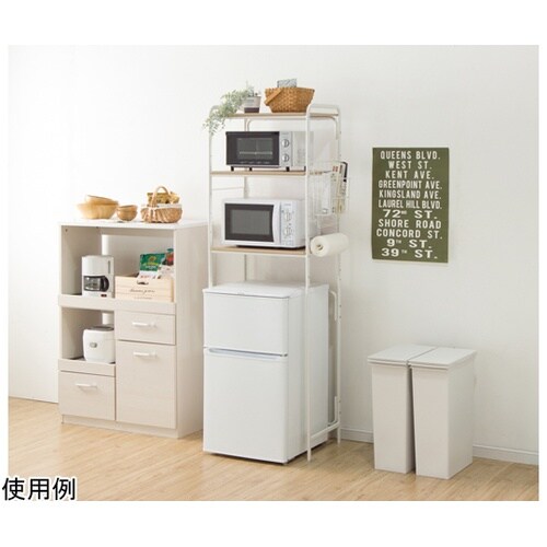 252623スタイル冷蔵庫ラックホワイト