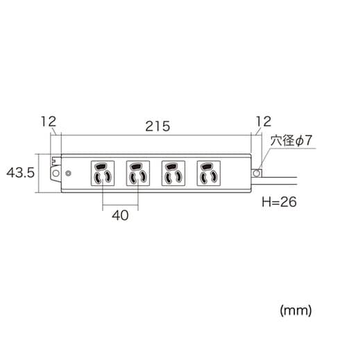 抜け止めタップ TAP−5431MGN2