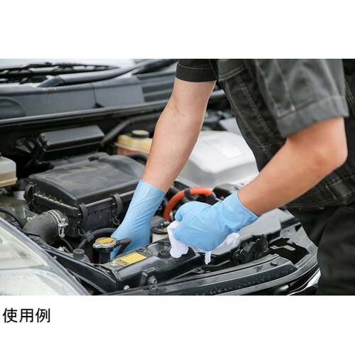 ニトリルゴム製化学防護手袋 使いきりロン