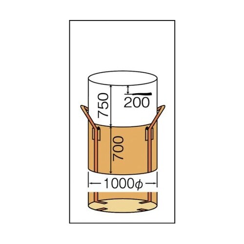 YSCB500A コンテナバッグ丸型
