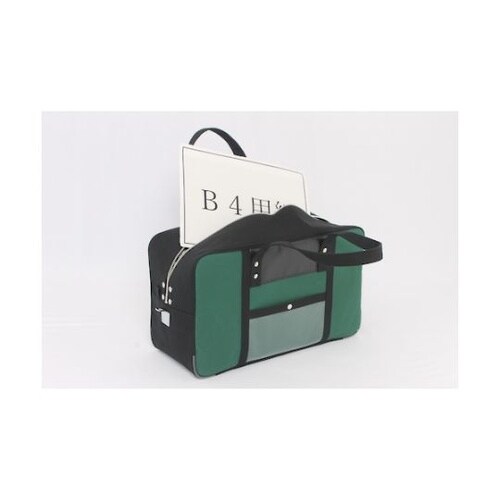 BTLU07 ボストンL馬蹄錠金具付 緑