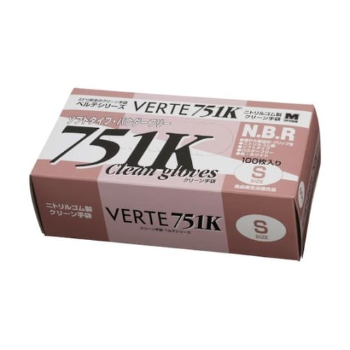 ニトリル使い捨て手袋 ベルテ751K ホ