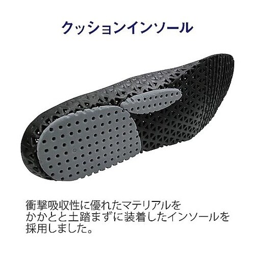 JSAA A種認定 先芯入り通気底スニー