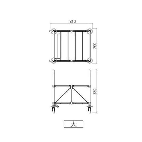 コンドル リサイクルカートY−2自立式M