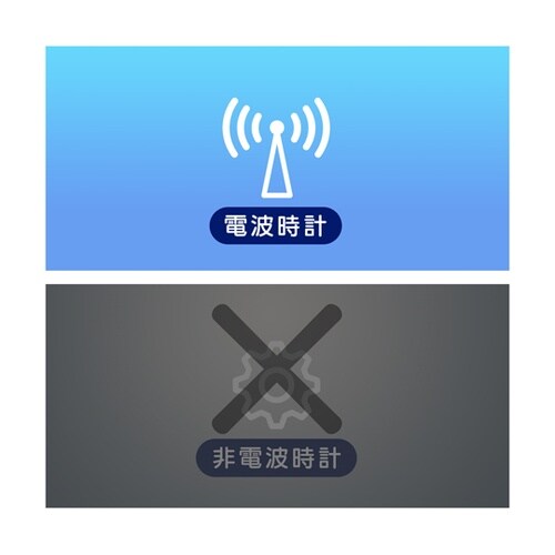 MAG電波掛時計 エコグリン W−804