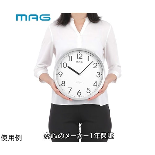 MAG電波掛時計 エコグリン W−804