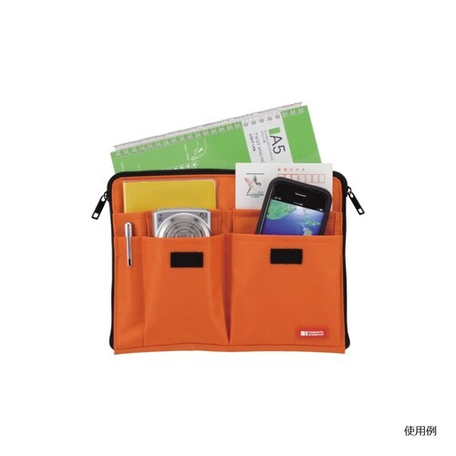 バッグインバッグ(A5収納/黄緑)A75