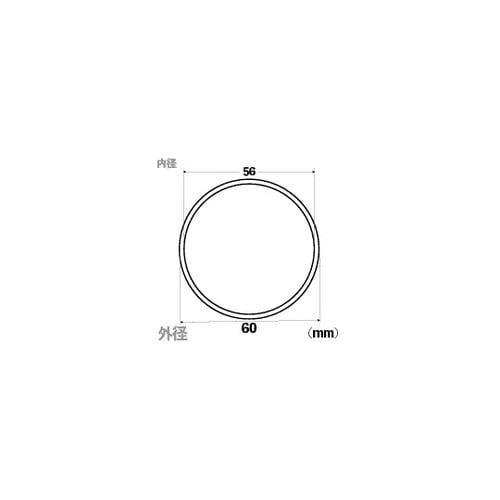 アクリルパイプ 外径60×肉厚2mm×1
