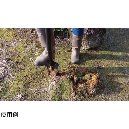 パイプ柄強力根切り・土起こしショベル
