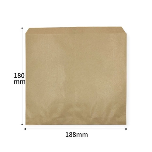 耐油平袋 ニュー耐油耐水紙袋 平袋 未晒