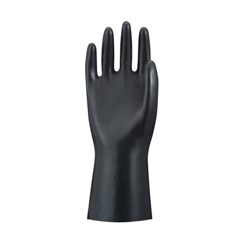 CN920フッ素ゴム製化学防護手袋 L