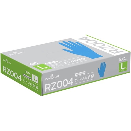 RZ004ニトリル手袋 100枚入 L