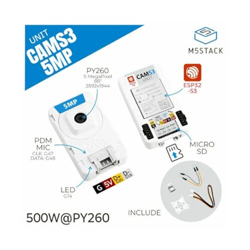 M5Stack用CamS3 Wi−Fiカ