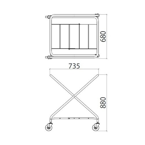 コンドル ダストカートY−1MT(フレー
