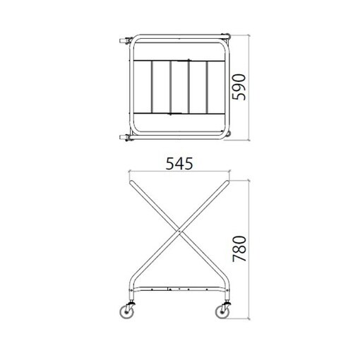 コンドル ダストカートY−1MT(フレー