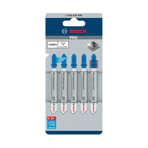 ジグソーブレード(5本) 切断材料(mm