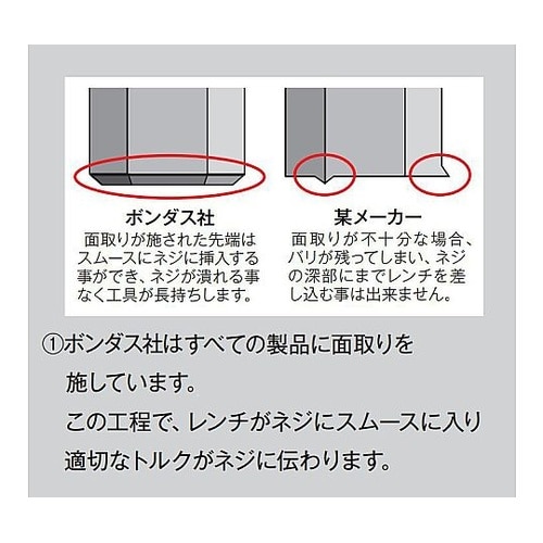 六角L形レンチ ショートタイプ 5.0m