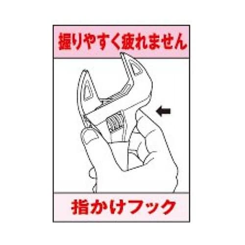 薄型軽量ワイドモンキレンチ ショートエコ