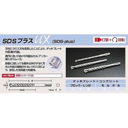 コンクリートドリル SDSプラスUX(S