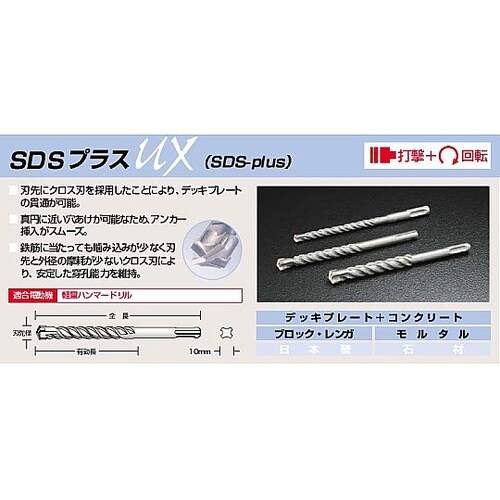 コンクリートドリル SDSプラスUX(S