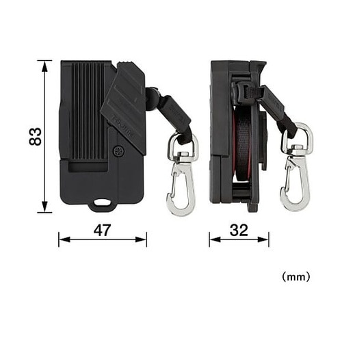 セフ安全ロープ 樹脂 リール 右用 SF