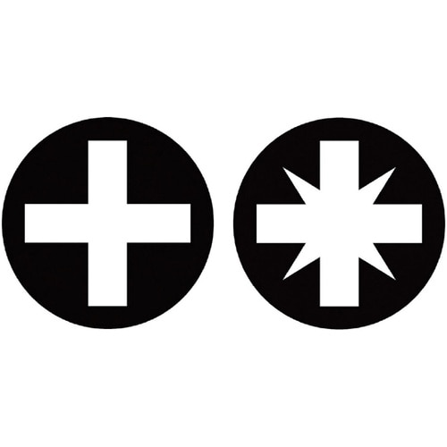 ポジドライバービット・両頭 サイズ#2