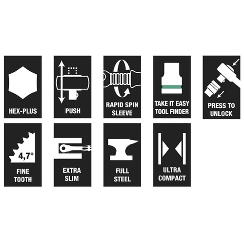 差込角1/2SQ ソケットレンチセット