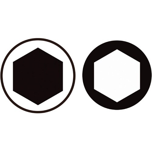 六角部差込サイズ1/4インチ 六角汎用ビ