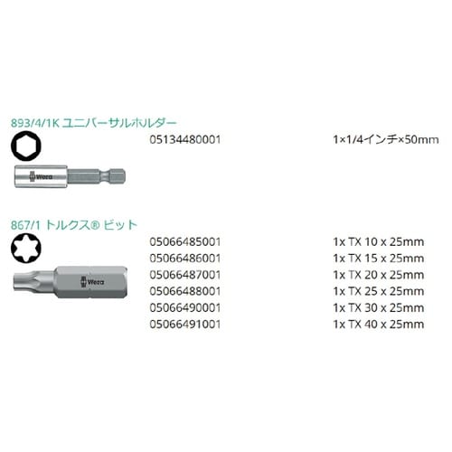 ビットチェック ビットセット 7点組 T