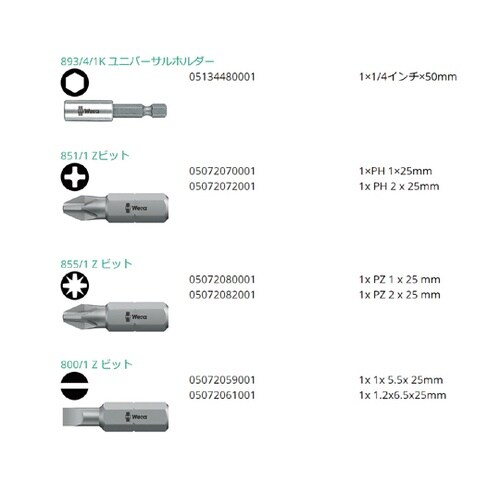 ビットチェック ビットセット 7点組 #