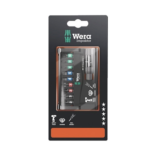 インパクト用ドライバービット 10本組