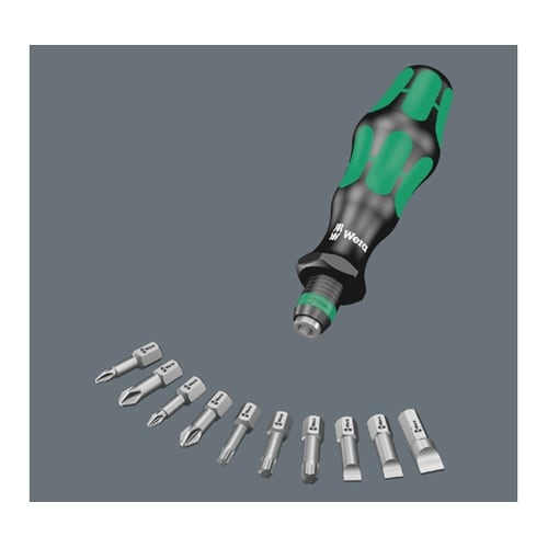 ドライバービットセット ハンドル付 10