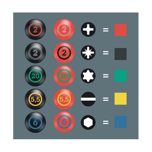 ドライバーセット 6本組 347778