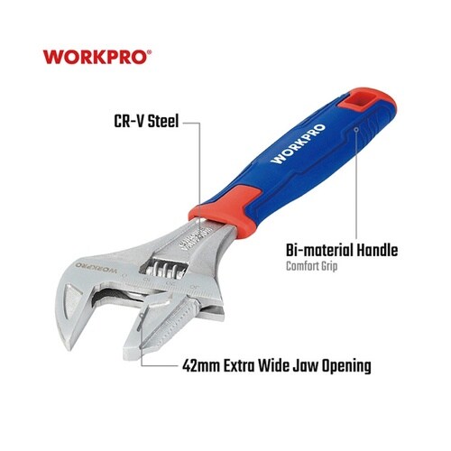 2−IN−1調整可能 パイプレンチ兼用モ